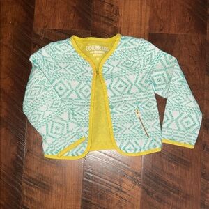 OshKosh B'gosh Teal and Yellow Patterned Blazer